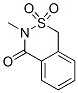 8-methyl-9,9-dioxo-9$l^{6}-thia-8-azabicyclo[4.4.0]deca-1,3,5-trien-7- one CAS#: 21784-54-3